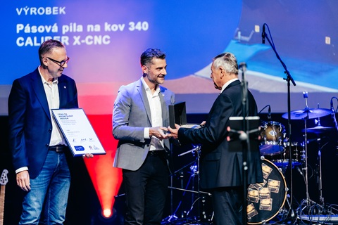 Cenu za nejlepší průmyslový design si letos z Mezinárodního strojírenského veletrhu odváží firma s pásovou pilou